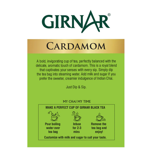 Girnar - Black Tea - Cardamom - 25tb - Box of 25