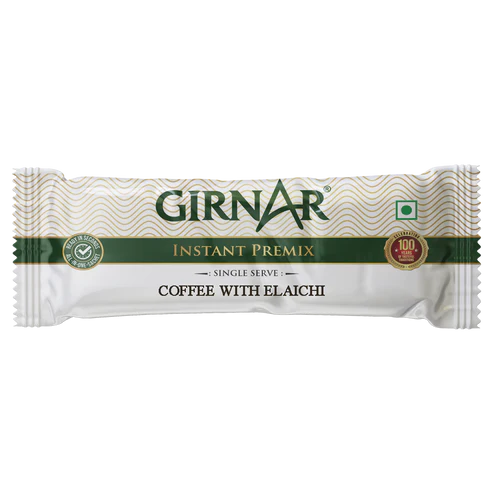 Girnar - Premixed - Coffee Elaichi Cardamom 4 in 1 - SW 140g - Box of 10