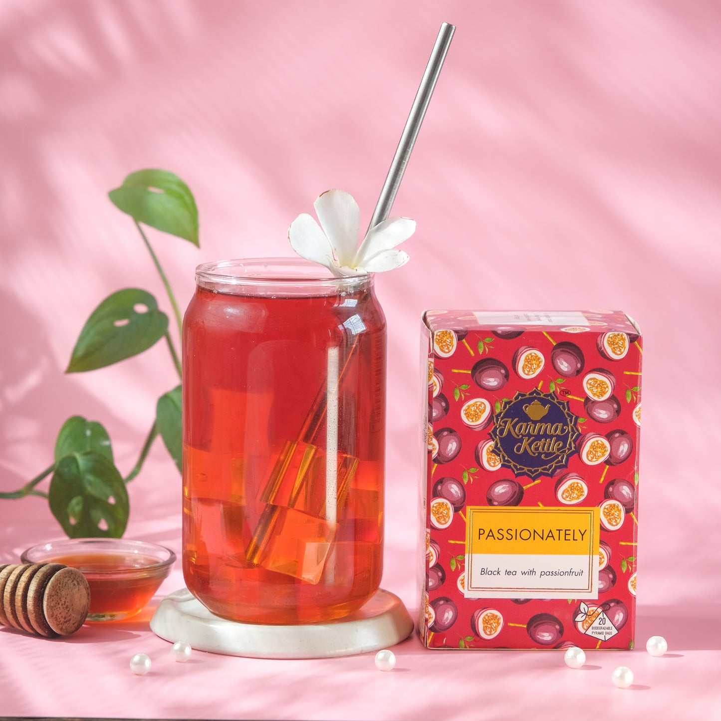Karma - Passionately - Passionfruit Flavoured Black Tea - 20tb