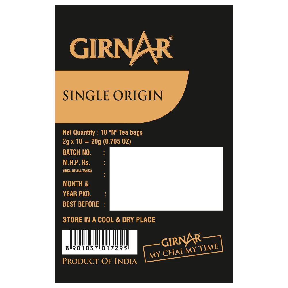 Girnar - Black Tea - Darjeeling (10tb) - 10tb - 10 (individual teabags)