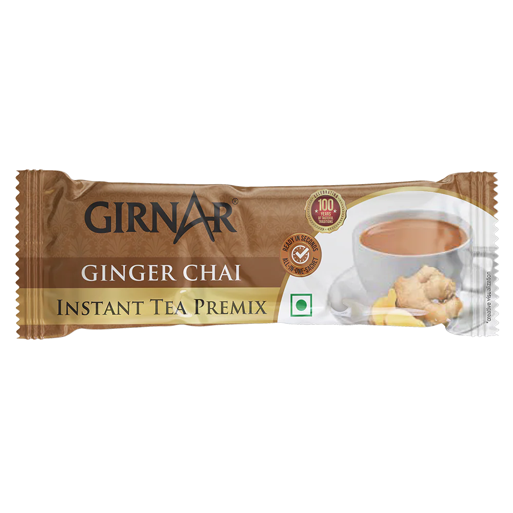 Girnar - Premixed - Ginger Chai - SW 140g - Box of 10