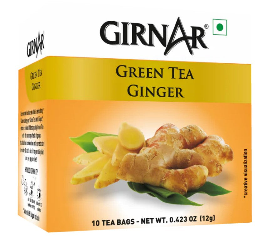 Girnar - Green Tea - Ginger - 12g - Box of 10