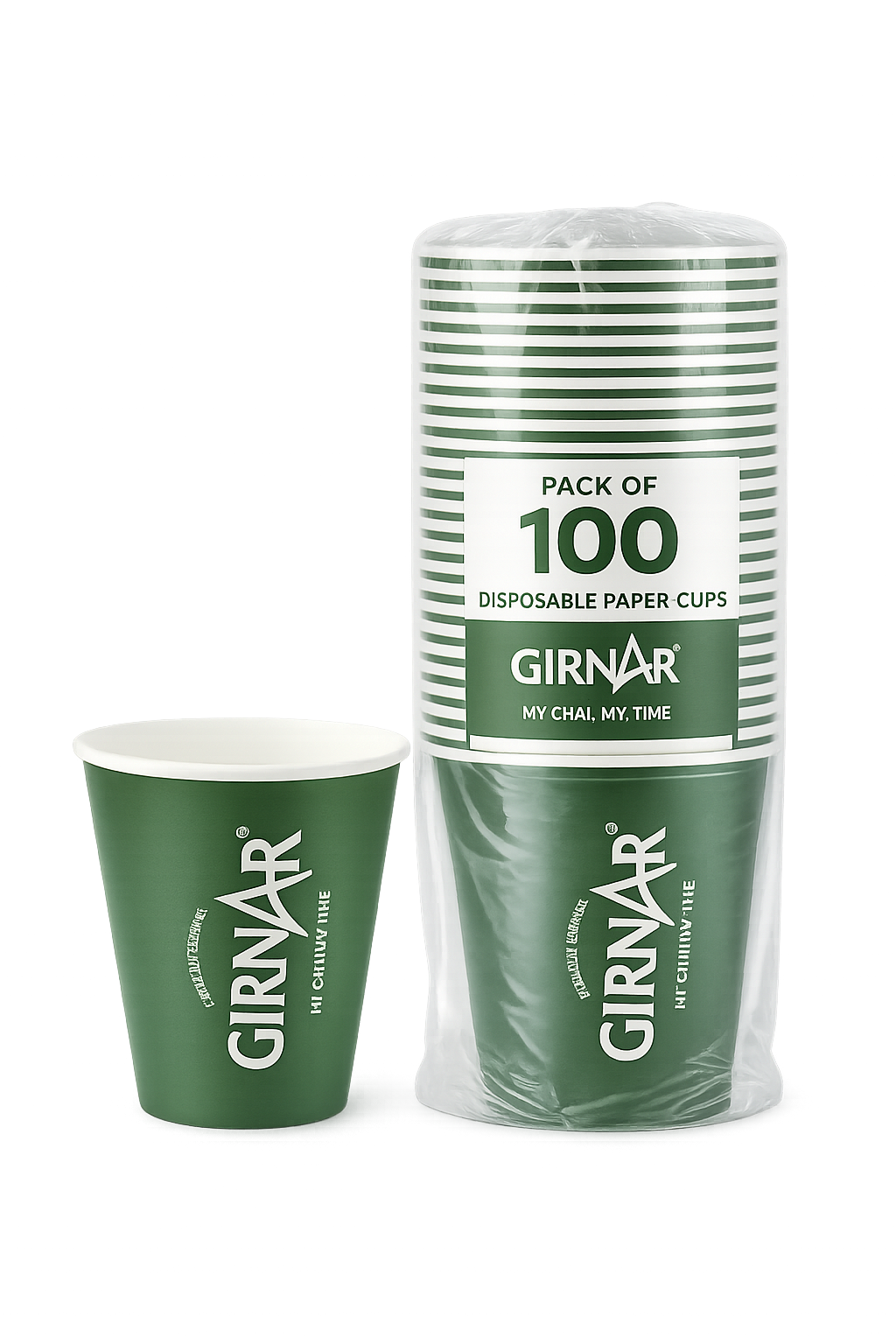Girnar Paper Cups x 100 (7oz - 210ml)