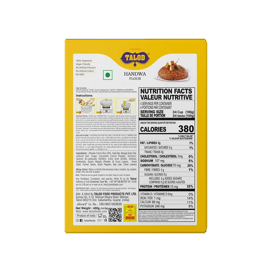 Talod Handwa Flour 200 GM / 400 gm