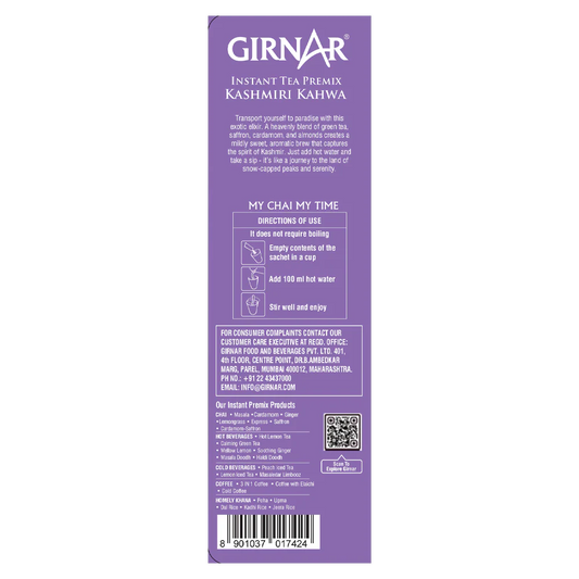Girnar - Premixed - Kashmiri Khawha - 180G - Box of 10 sachet