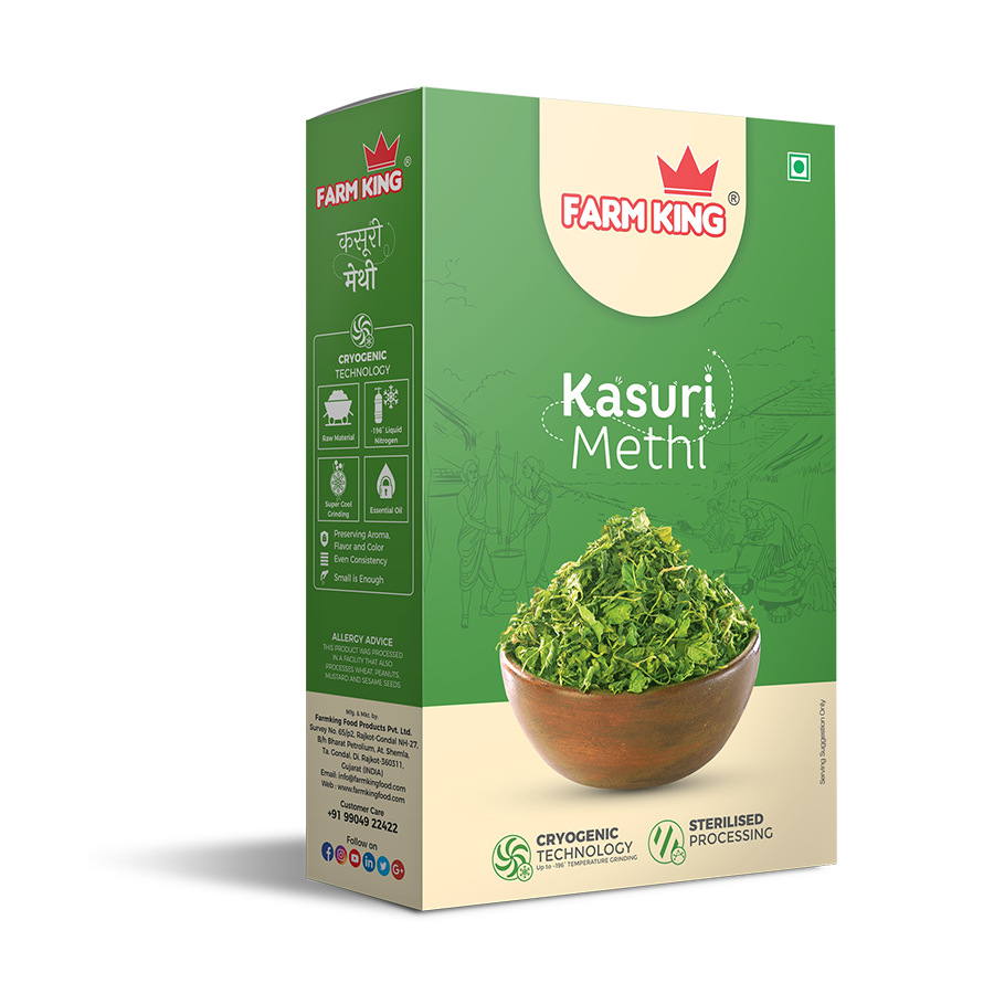 FarmKing - Spice - Kasuri Methi - 100gm Box