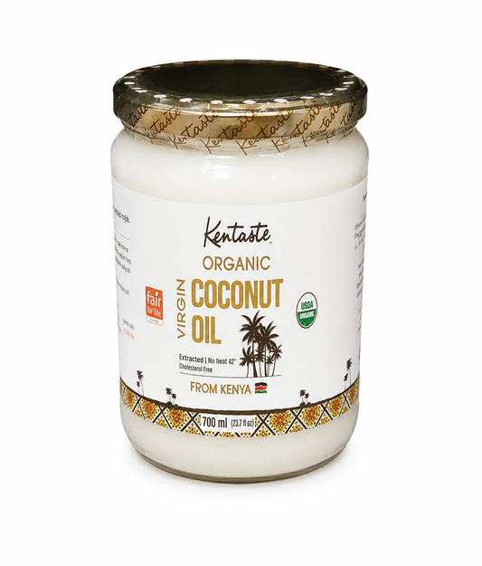 Organic Coconut Virgin Oil 700ml Glass Jar with DELIVERY
