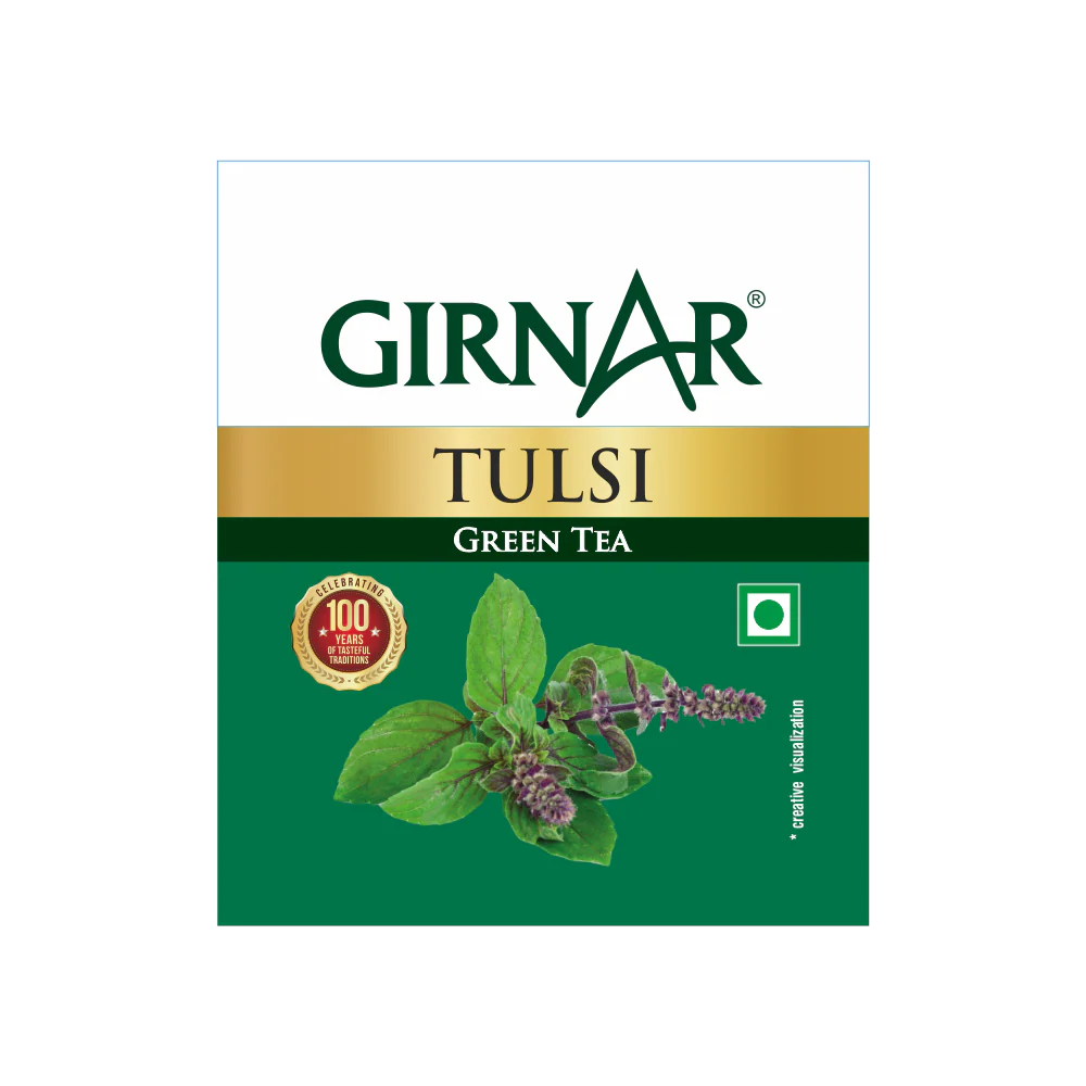 Girnar - Green Tea - Tulsi - 12g - Box of 10