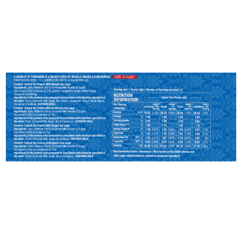 Girnar - Premixed - Variety Pack - Low Sugar 120g - Box of 15