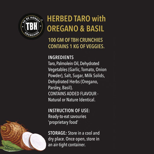 TBH - Herbed Taro with Oregano & Basil
