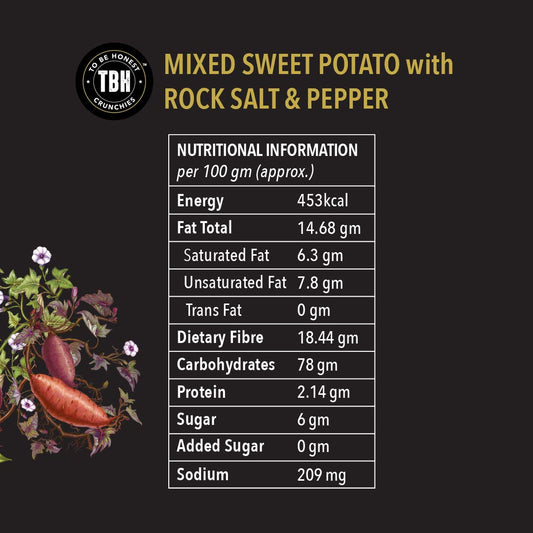 TBH - Mixed Sweet Potato with Rock Salt & Pepper