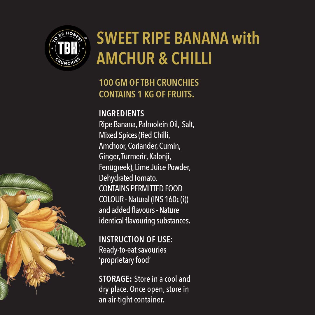 TBH - Sweet Ripe Banana with Amchur & Chili