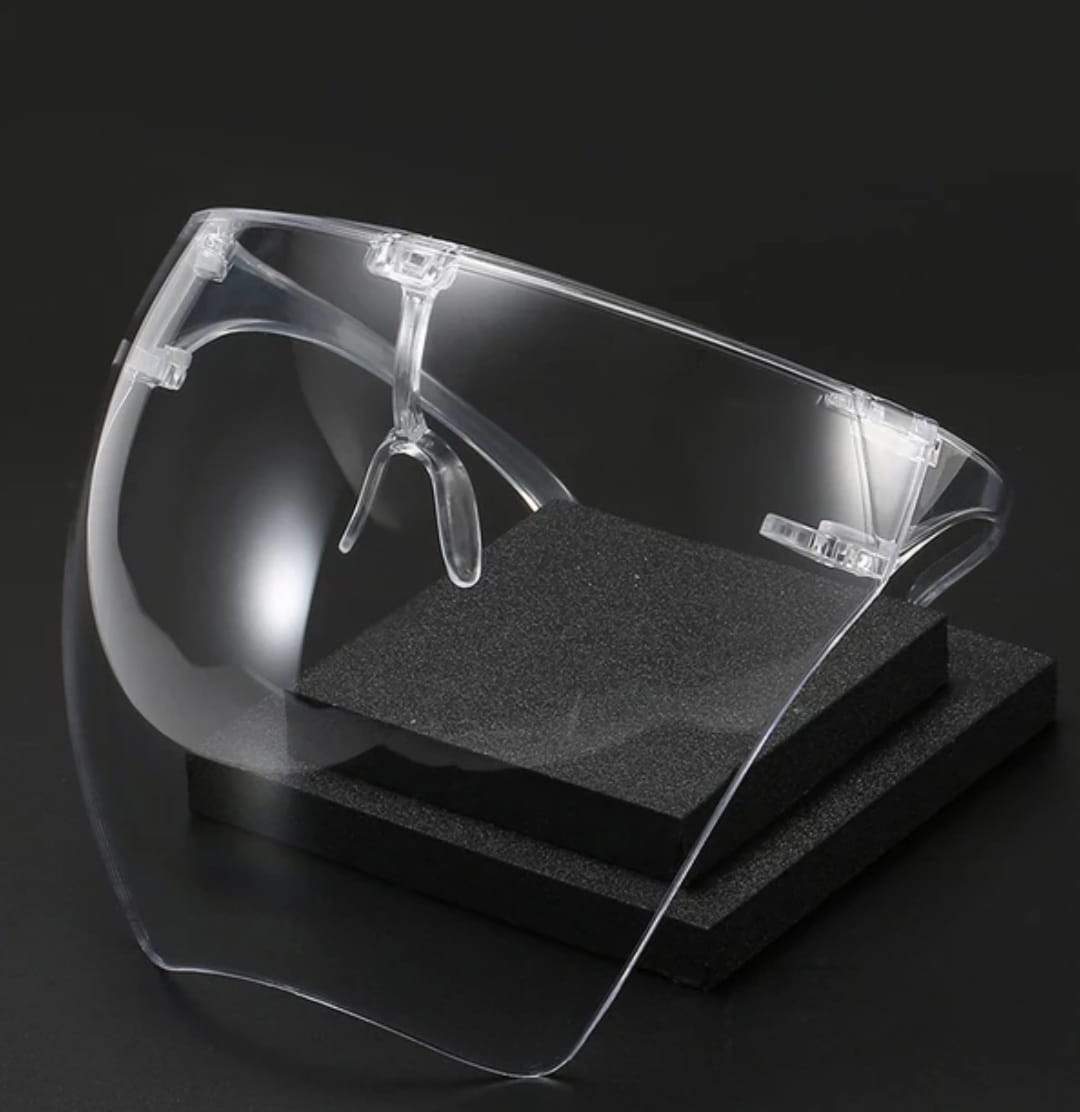 Face Shield - Stylish Hard - Classy Red Tint
