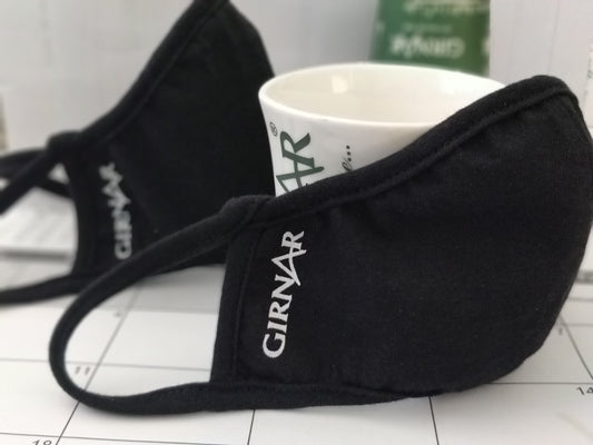 Girnar Washable Face Mask (10Pk) Black