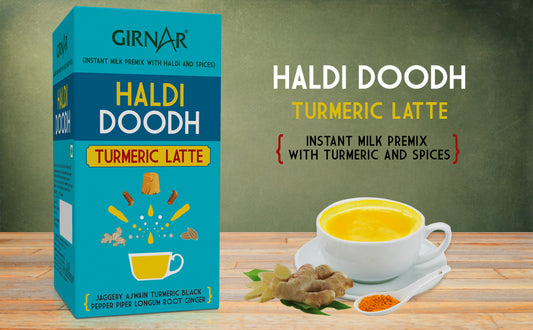 Girnar - Premixed - Haldi Doodh - 180G - Box of 10