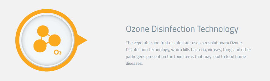 Ozone Purifier - Fruit & Vegetables Cleaner