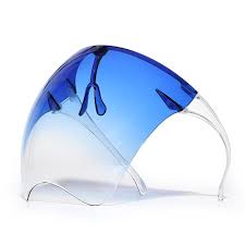 Face Shield - Stylish Hard - Classy Red Tint