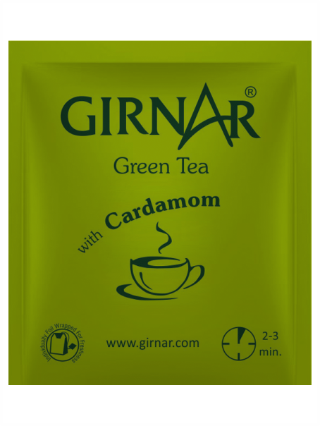 Girnar - Green Tea - Cardamom - 12g - Box of 10