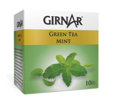 Girnar - Green Tea - Mint - 12g - Box of 10