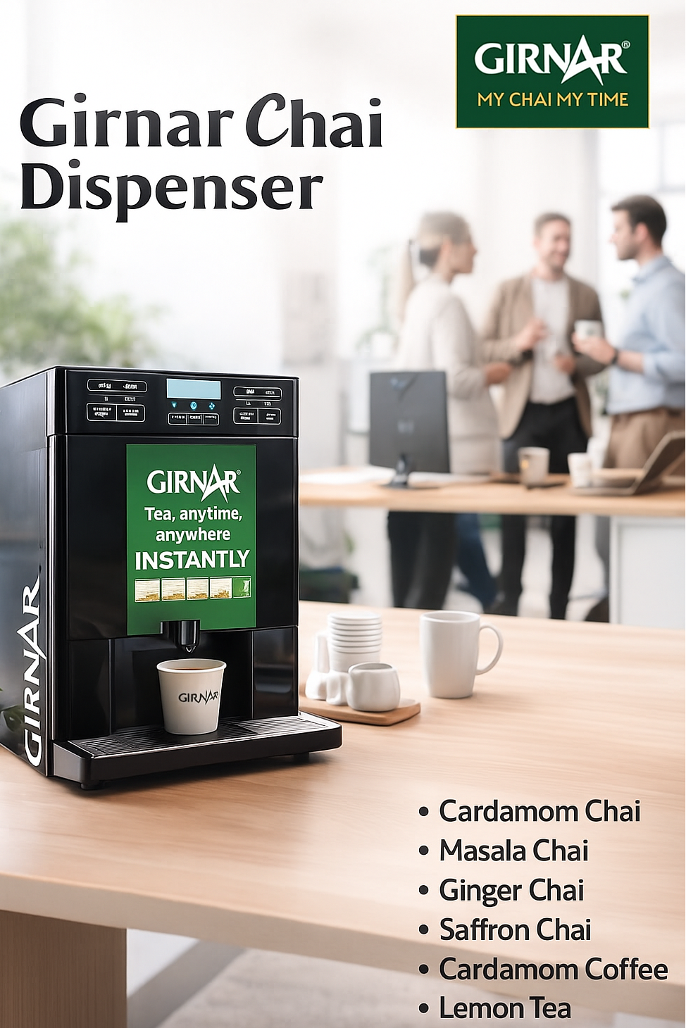 Girnar Chai Dispenser - Various Monthly Package Available