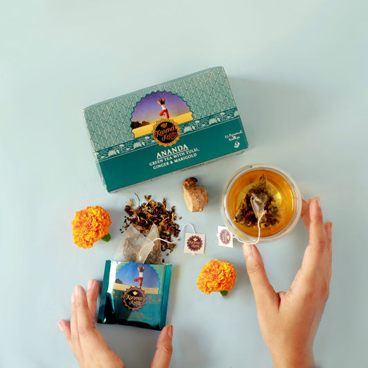 Karma - Ananda  - Organic Tulsi Green Tea With Ginger And Marigold - 25tb