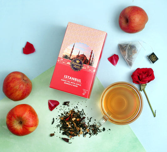 Karma - Istanbul - Hibiscus Rose Green Tea With Apple And Berries - 20tb