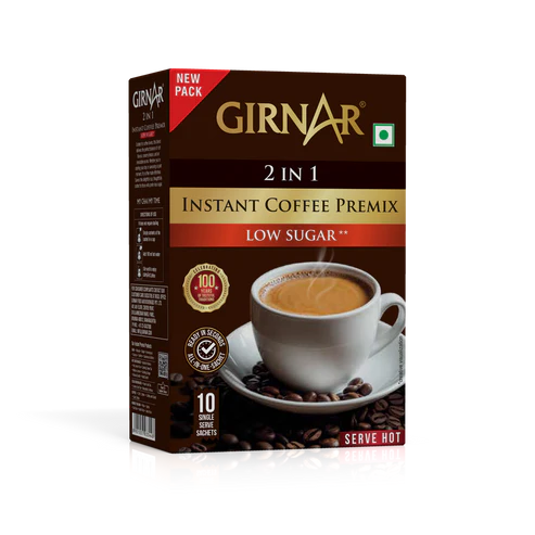 Girnar  - Premixed - Coffee 3 in 1 - LS 80g - Box of 10 !