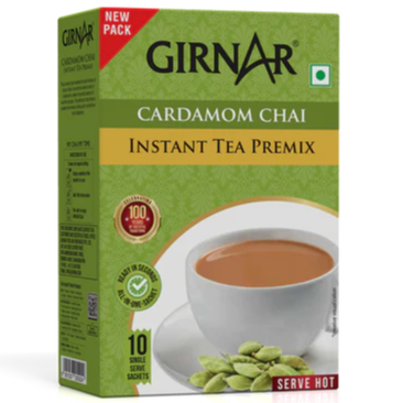 Girnar  - Premixed - Cardamom Chai  - SW 140g - Box of 10