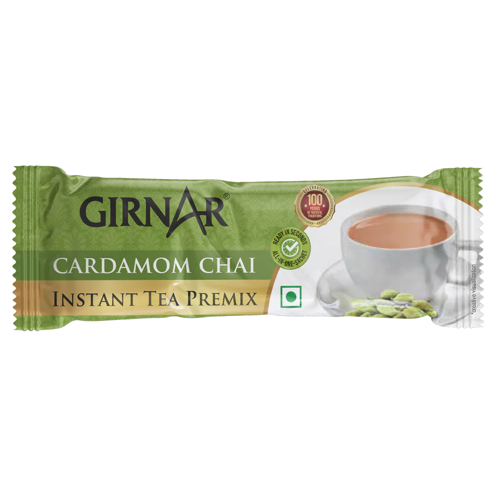 Girnar  - Premixed - Cardamom Chai  - SW 140g - Box of 10