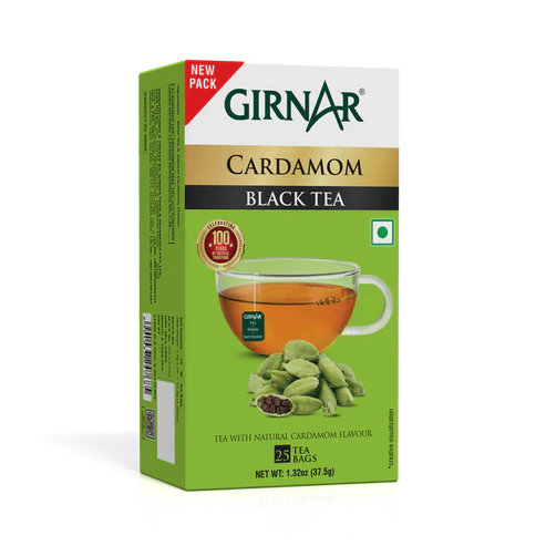 Girnar  - Black Tea - Cardamom - 25tb - Box of 25