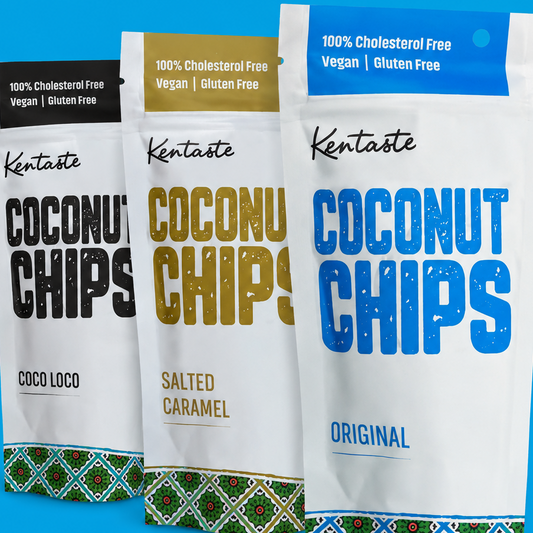 Coco Chips-  Baked !  Pack of 3 - Each Flavor  - Original ,Choco, Salted Caramel