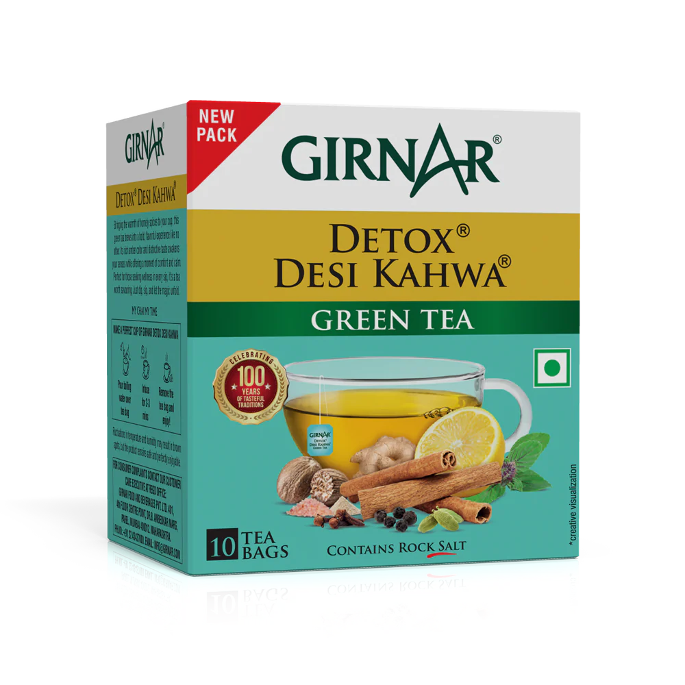 Girnar  - Green Tea - Detox - 25g - Box of 10tb