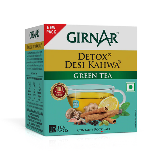 Girnar  - Green Tea - Detox - 25g - Box of 10tb