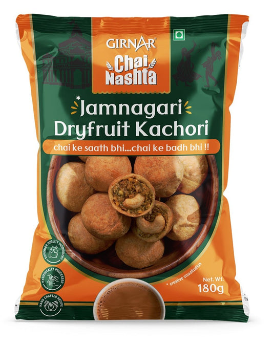 Girnar  - Snacks - Chai Nasta - Jamnagari Dryfruit Kachori