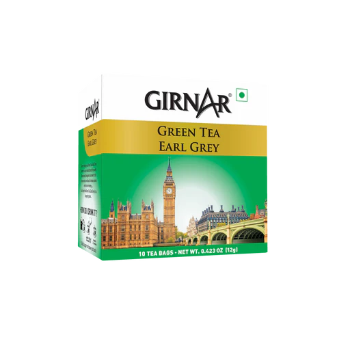 Girnar  - Green Tea - Earl Grey - 12g - Box of 10