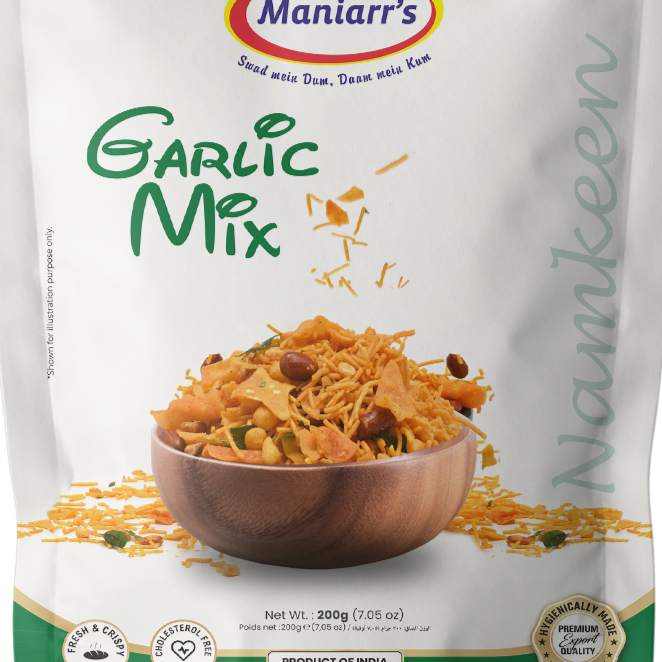 Maniarrs - Namkeen -  Garlic Mix