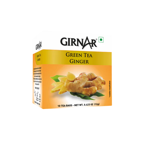 Girnar  - Green Tea - Ginger - 12g - Box of 10