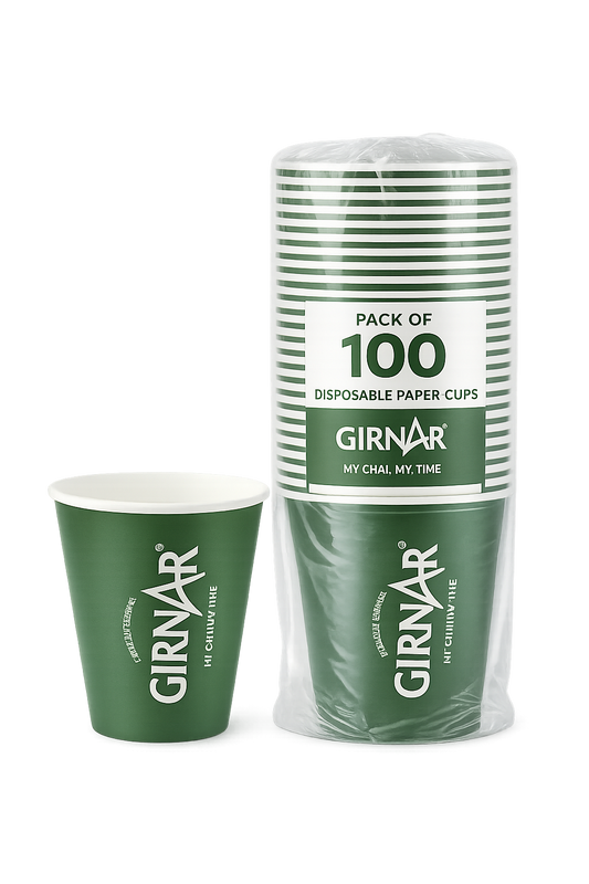 Girnar Paper Cups x 100  (7oz - 210ml)