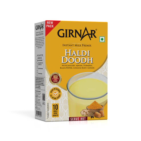 Girnar  - Premixed - Haldi Doodh - 180G - Box of 10
