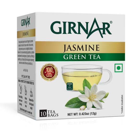 Girnar  - Green Tea - Jasmine - 12g - Box of 10
