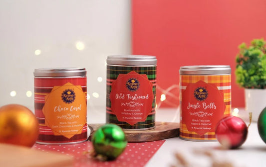 Karma - Festive Collection of Christmas perfumed teas (3 Tins 15teabags each total 45) Free Delivery