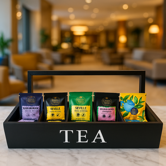 Karma Kettle - Tea Box 6 Slot - Black Box - 72 Teabags