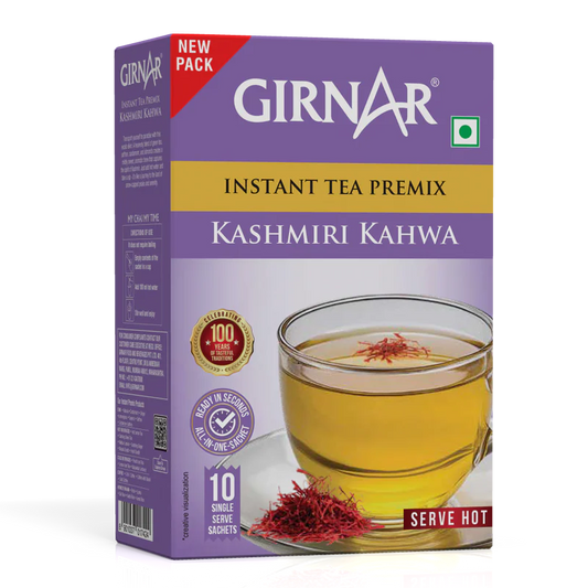 Girnar  - Premixed - Kashmiri Khawha - 180G - Box of 10 sachet