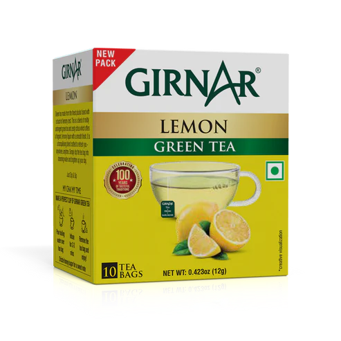 Girnar  - Green Tea - Lemon  - 12g - Box of 10