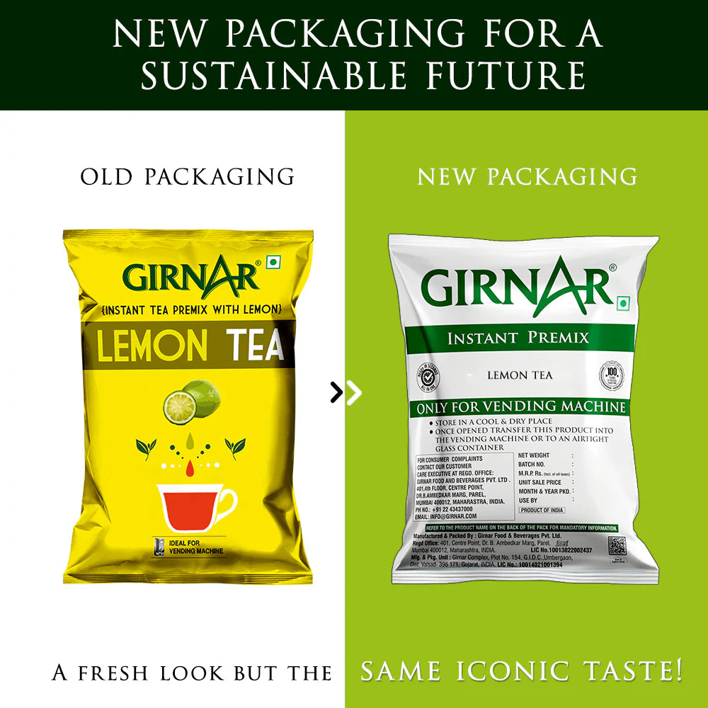 Girnar Premixed Black Tea Lemon - Bulk Pack 1kg