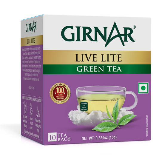 Girnar  - Green Tea - Live Lite - 14g - Box of 10