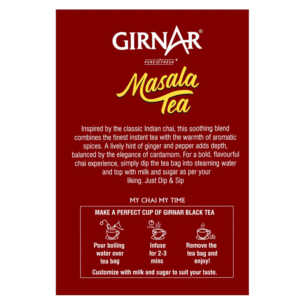 Girnar  - Black Tea - Masala - 25tb - Box of 25