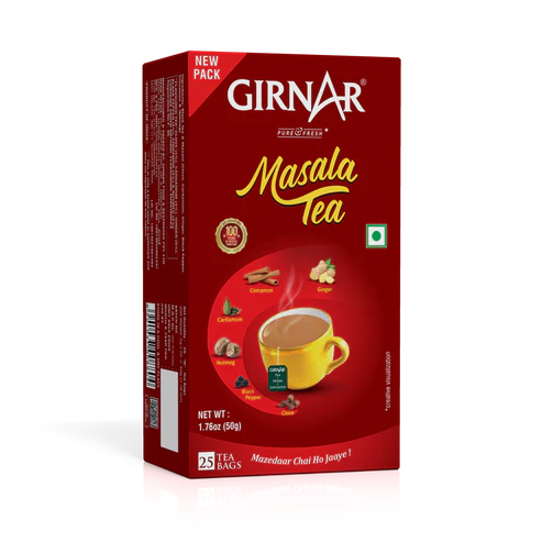 Girnar  - Black Tea - Masala - 25tb - Box of 25