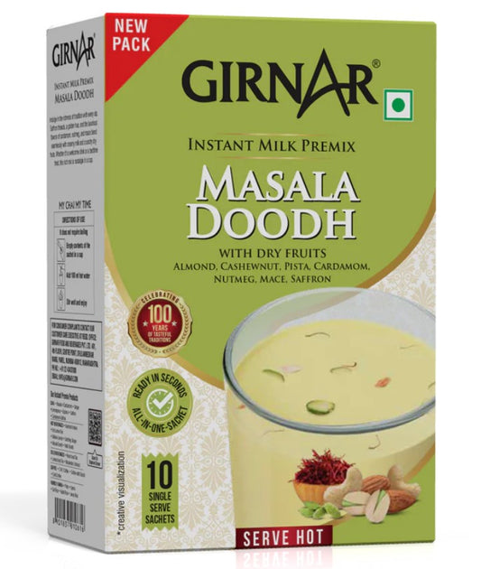 Girnar  - Premixed - Milk Premix With Dry Fruits  - Box of 10