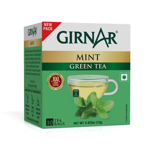 Girnar  - Green Tea - Mint - 12g - Box of 10